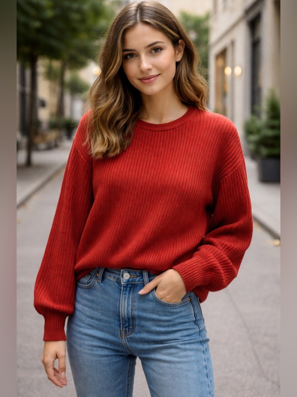 Frank and Oak Classic Ribbed Crewneck Sweater